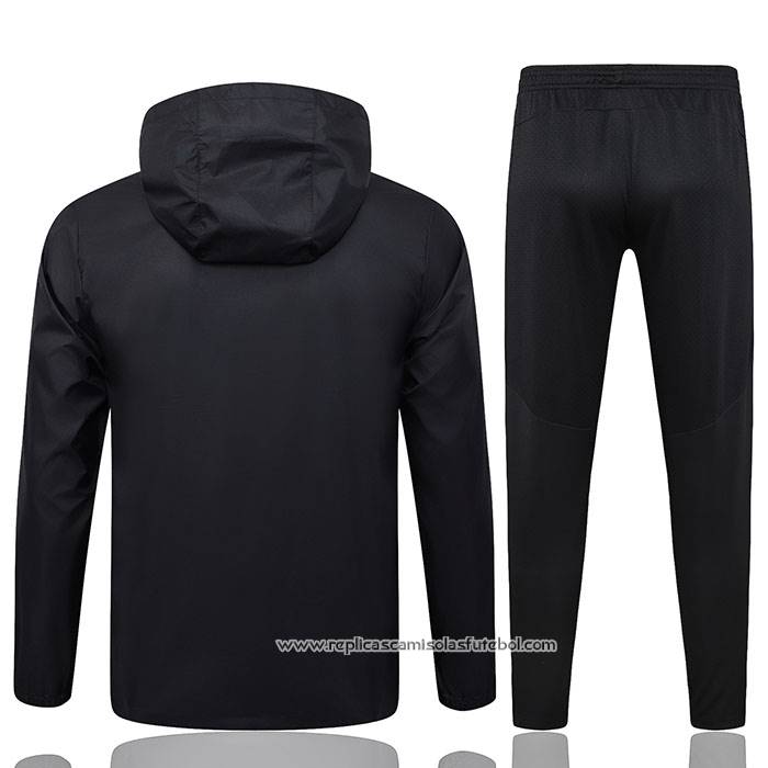 Chandal de Corta-vento do
 AC Milao
 2025-2026 Preto
